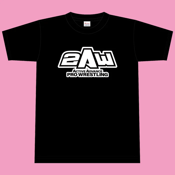 2AWロゴTシャツ（ブラック）